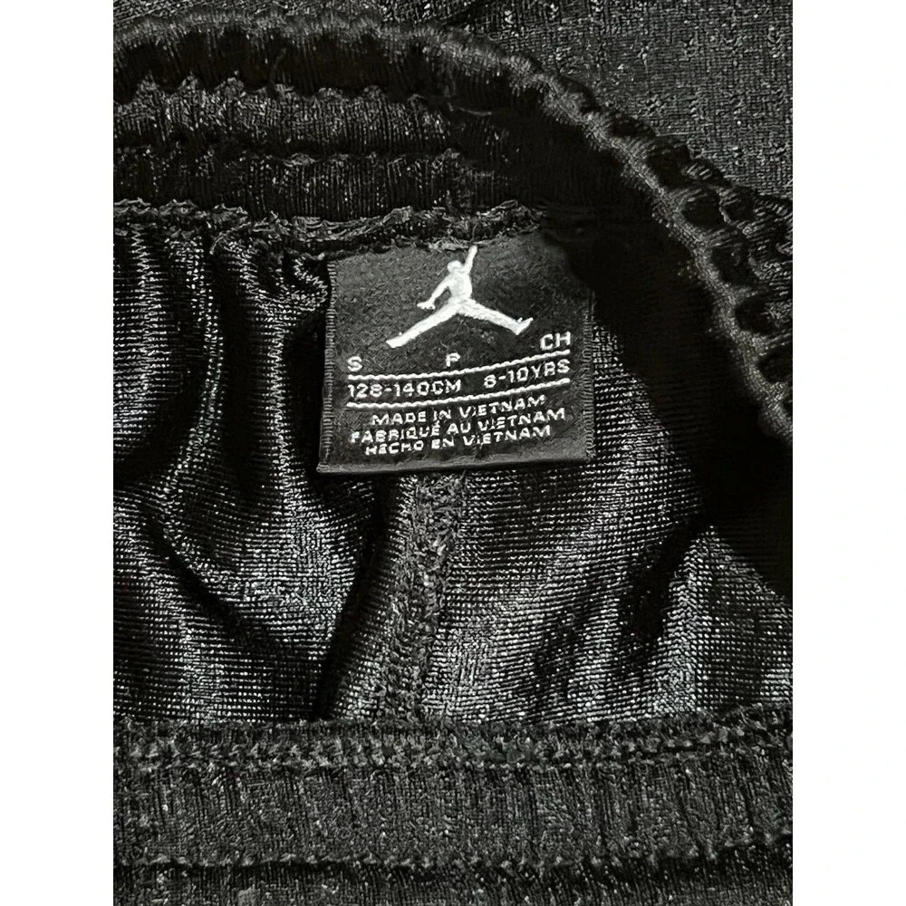 Jordan Jumpman Basketball Shorts Boys Sz Small (8) Black Athletic Wear